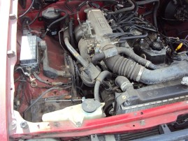1995 TOYOTA PICK UP, 2.4L 5SPEED 2WD, COLOR RED, STK Z15892
